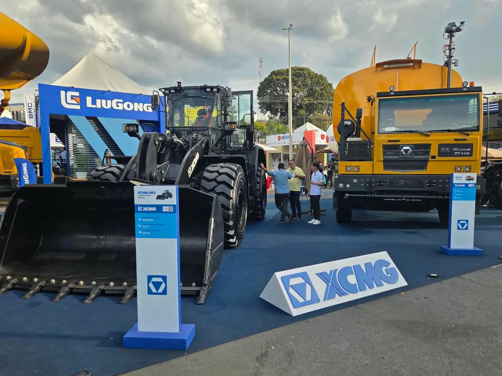 XCMG durante Exposibram 2026