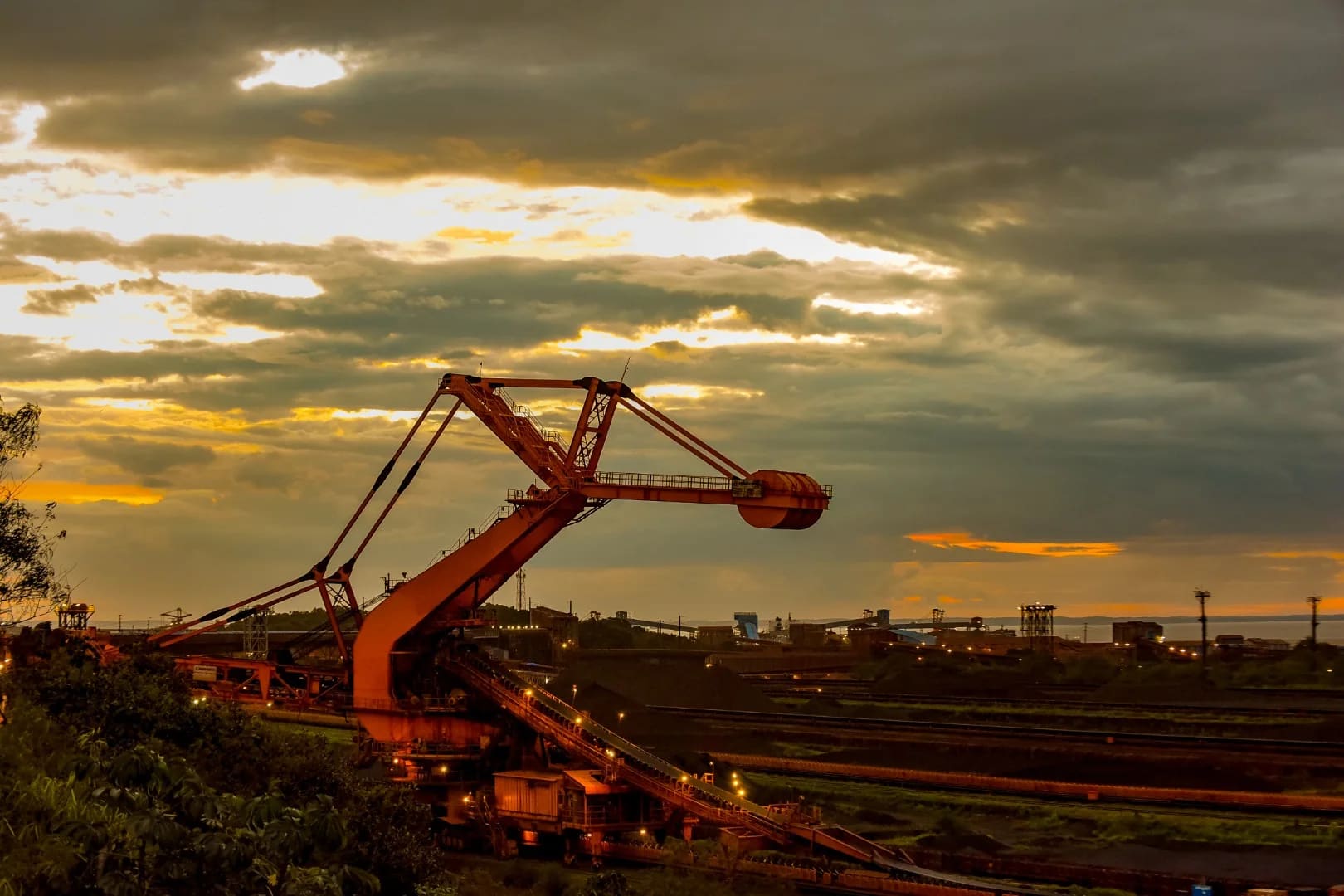 erminal da Vale utilizado no escoamento da produção mineral brasileira